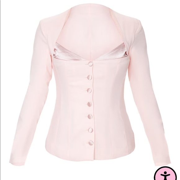 Pretty little thing blush button up corset - Picture 2 of 4